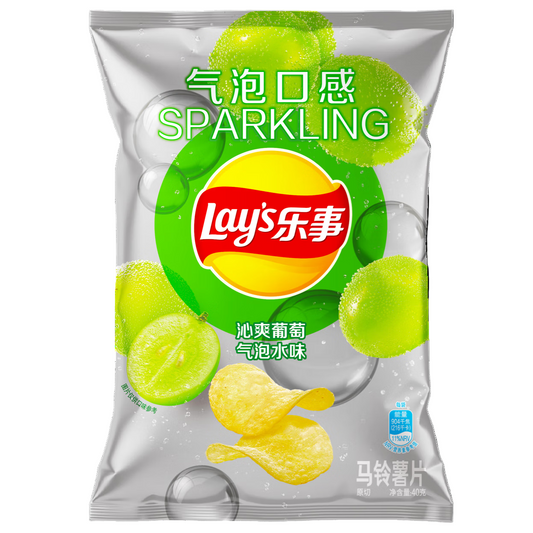 Lay's Sparking Refreshing Grape 40g (CHINA)