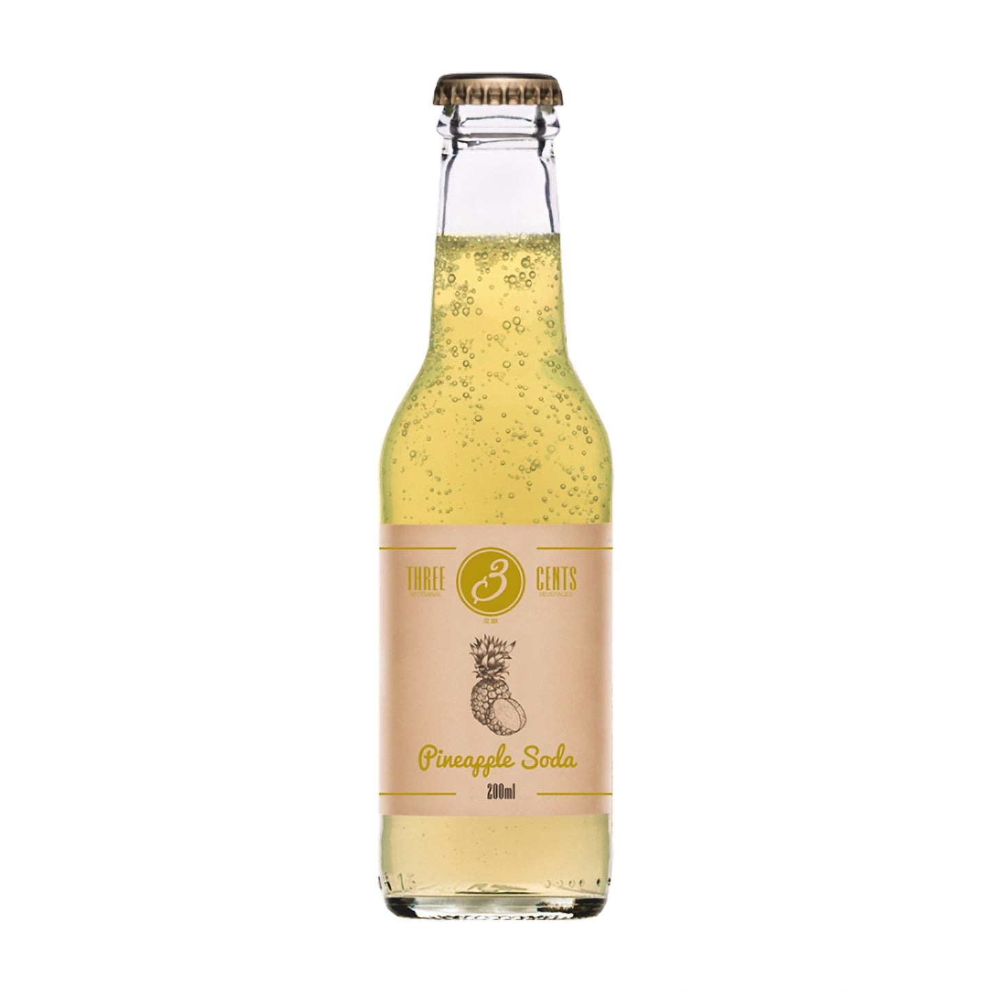 Three Cents Pineapple Soda 200mL (GREECE)