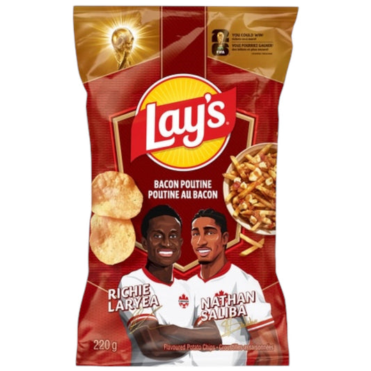 Lay's Chips Bacon Poutine World Cup Edition 66g (CANADA)