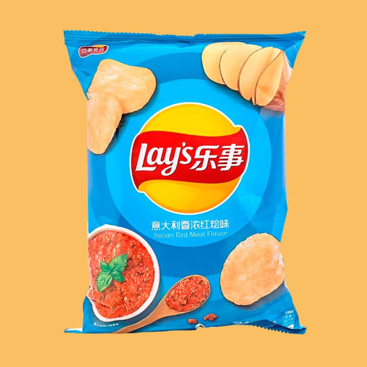 Lay's Chips Italian Red Meat 70g (CHINA)