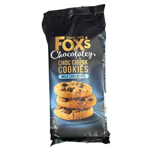 Fox's Chocolatey Choc Chunk Cookies Milk Chocolate 175g (UK)