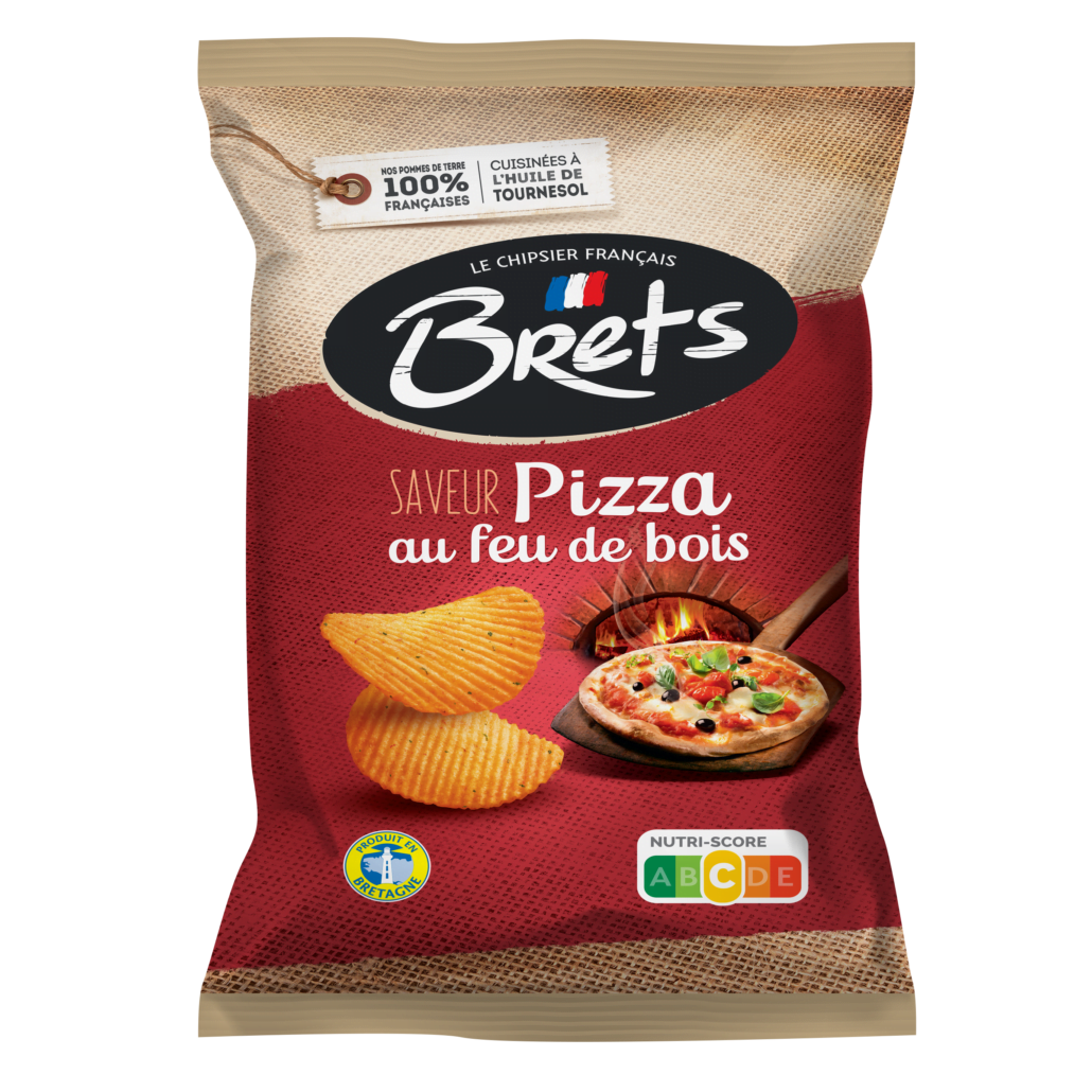 Brets Chips Pizza au feu de bois 125g (FRANCE)