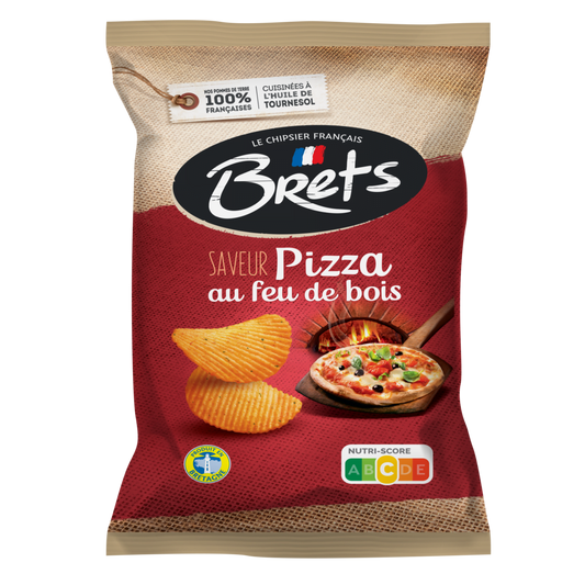 Brets Chips Pizza au feu de bois 125g (FRANCE)