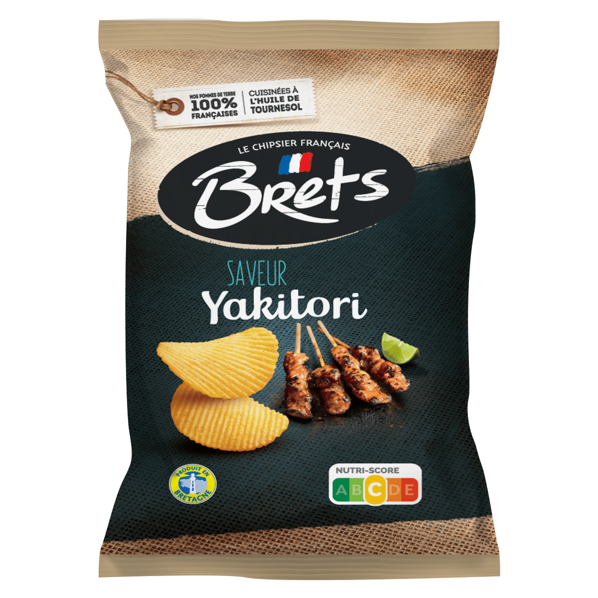 Brets Chips Yakitori 125g (FRANCE)