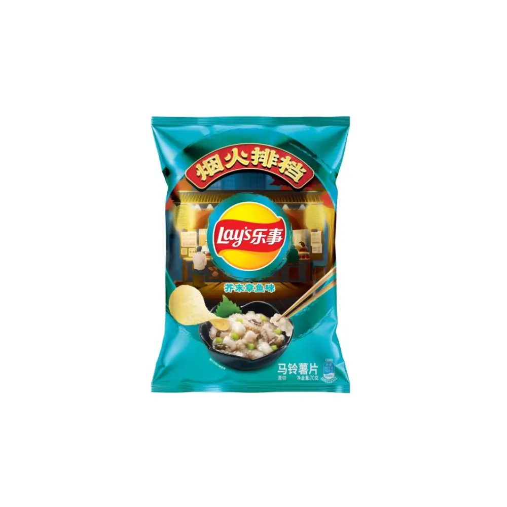 Lay's Food Stall Wasabi Octopus 70g (China)