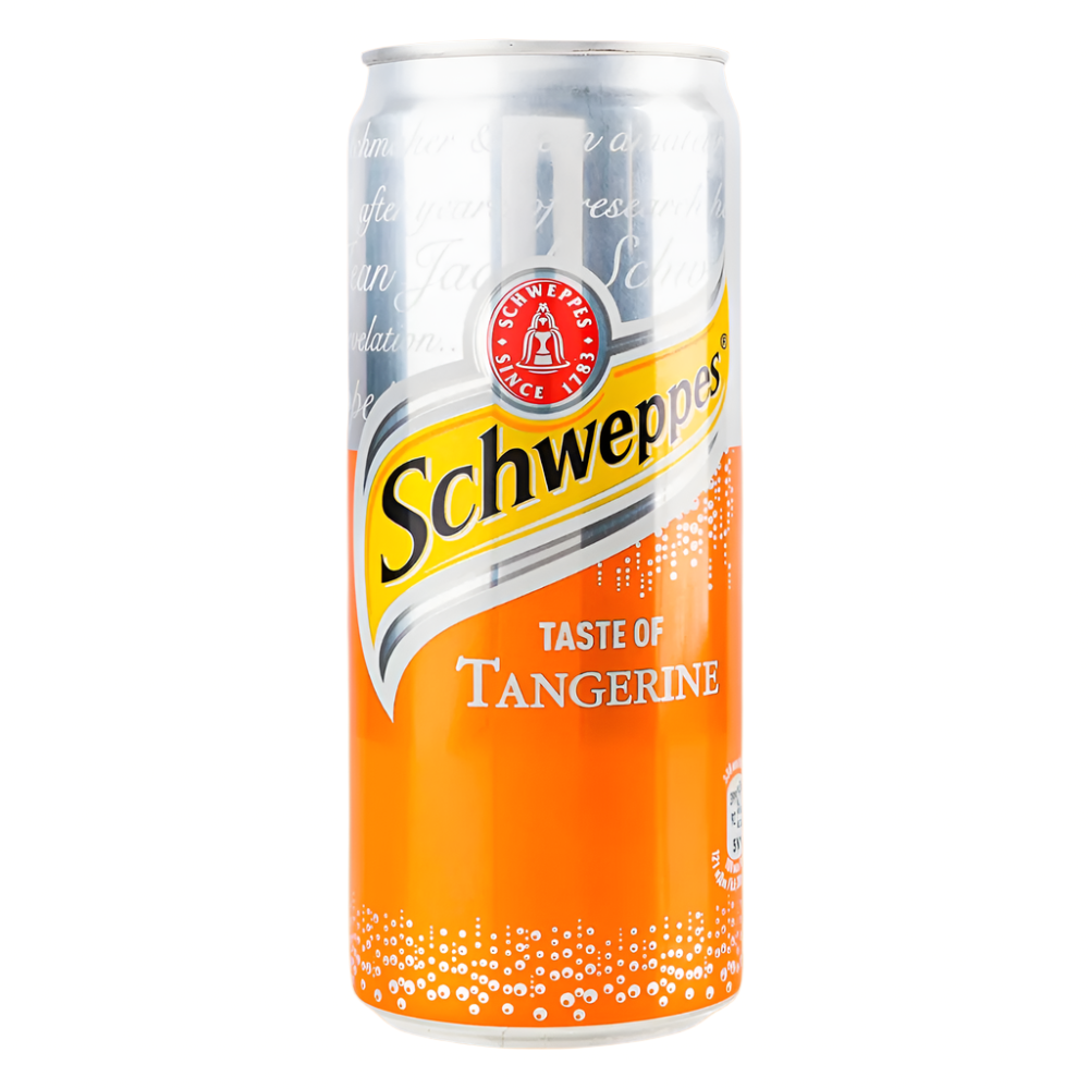 Schweppes Tangerine 330mL (SERBIA) – MILKED AND COOKIES