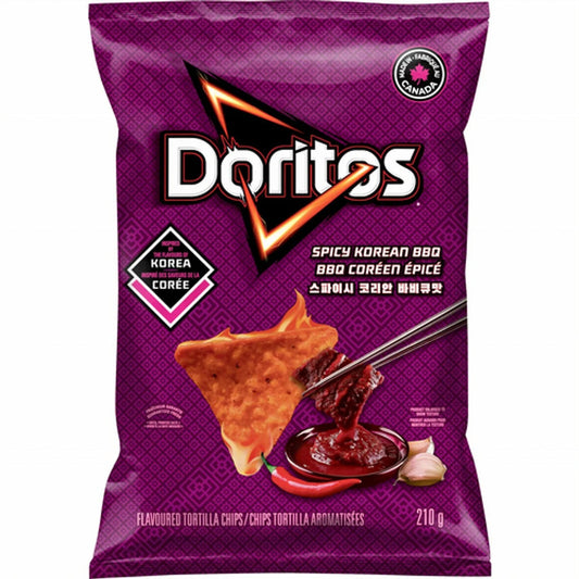 Doritos Chips Spicy Korean BBQ 210g (CANADA)