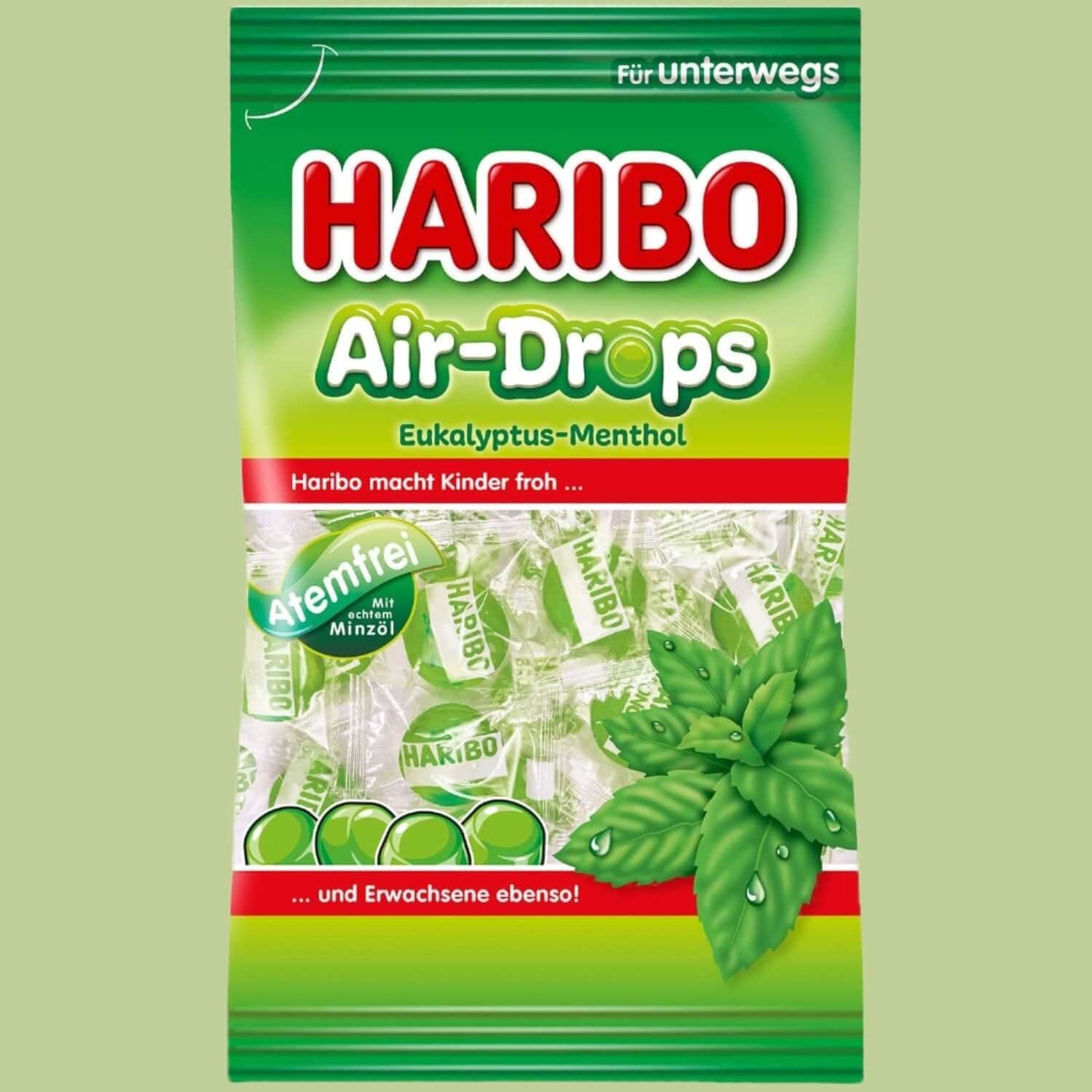 Haribo Candy Air Drops Eukalyptus-Menthol (GERMANY)