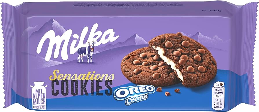 Milka Sensations Cookies Oreo Creme 156g (AUSTRIA)