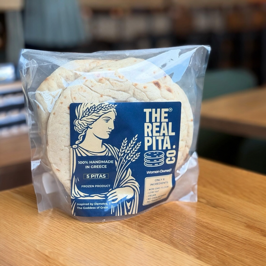 Hand Made Pocketless Pita 5-Pack 375g (GREECE)