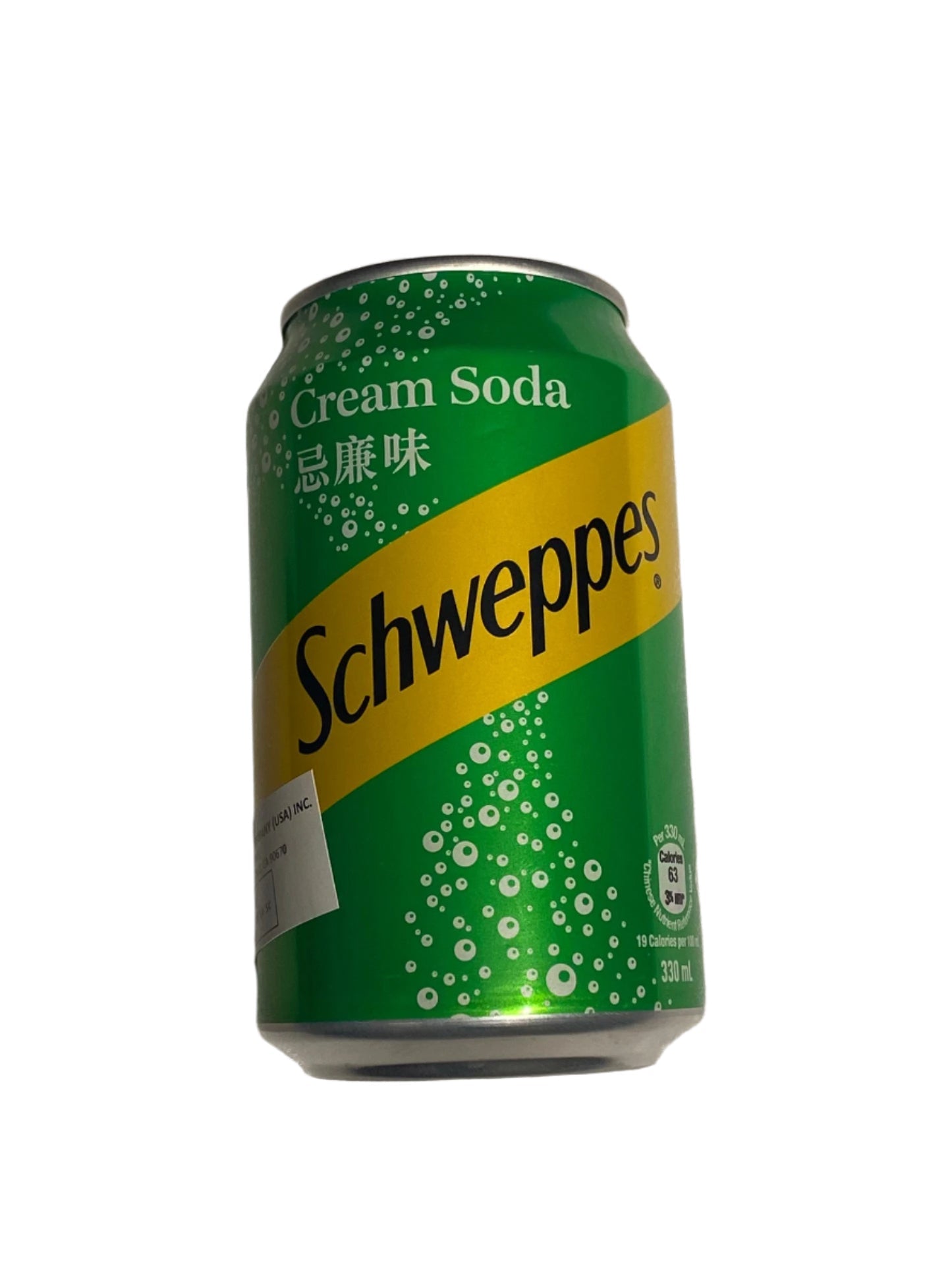 Schweppes Cream Soda 330mL (HONG KONG)