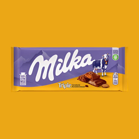 Milka Triple Caramel 90g (GERMANY)