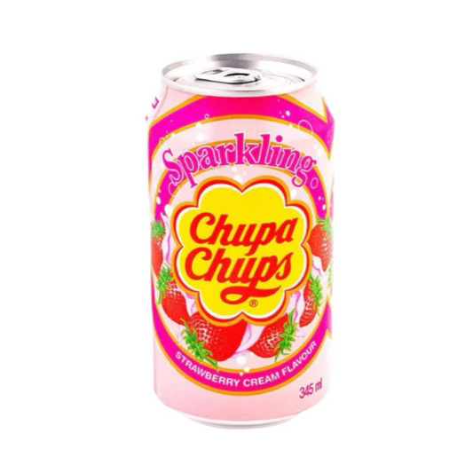 Chupa Chups Sparkling Strawberry Cream 345mL (KOREA)