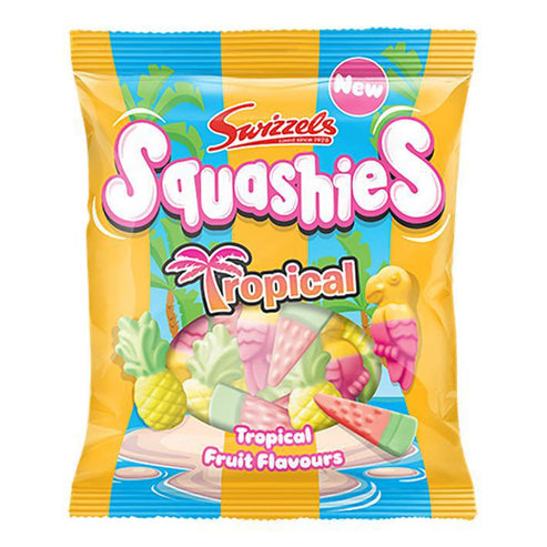 Swizzels Squashies Tropical Flavor 100g (UK)