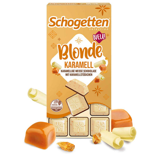 Schogetten Blonde White Chocolate Caramel 100g (GERMANY)