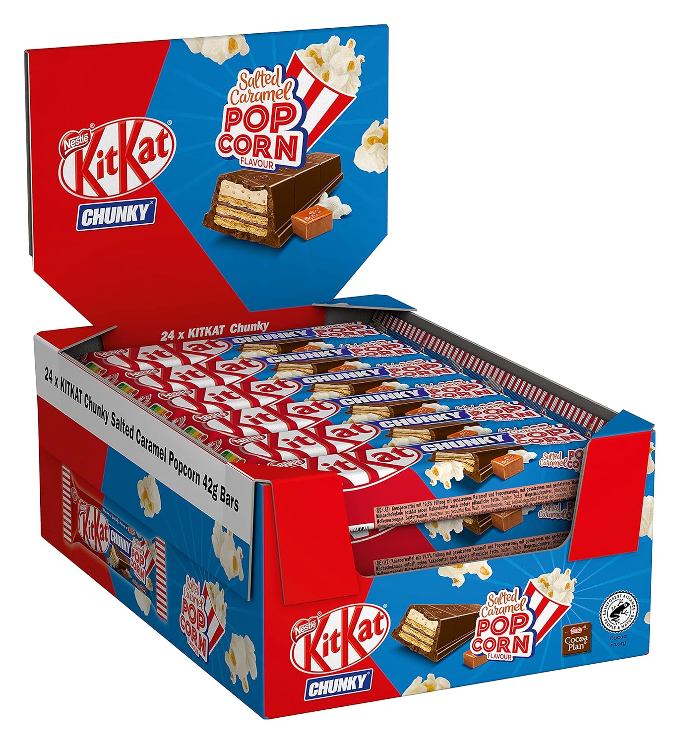 Kit Kat Chunky Popcorn 48g Box of 24 (CANADA)