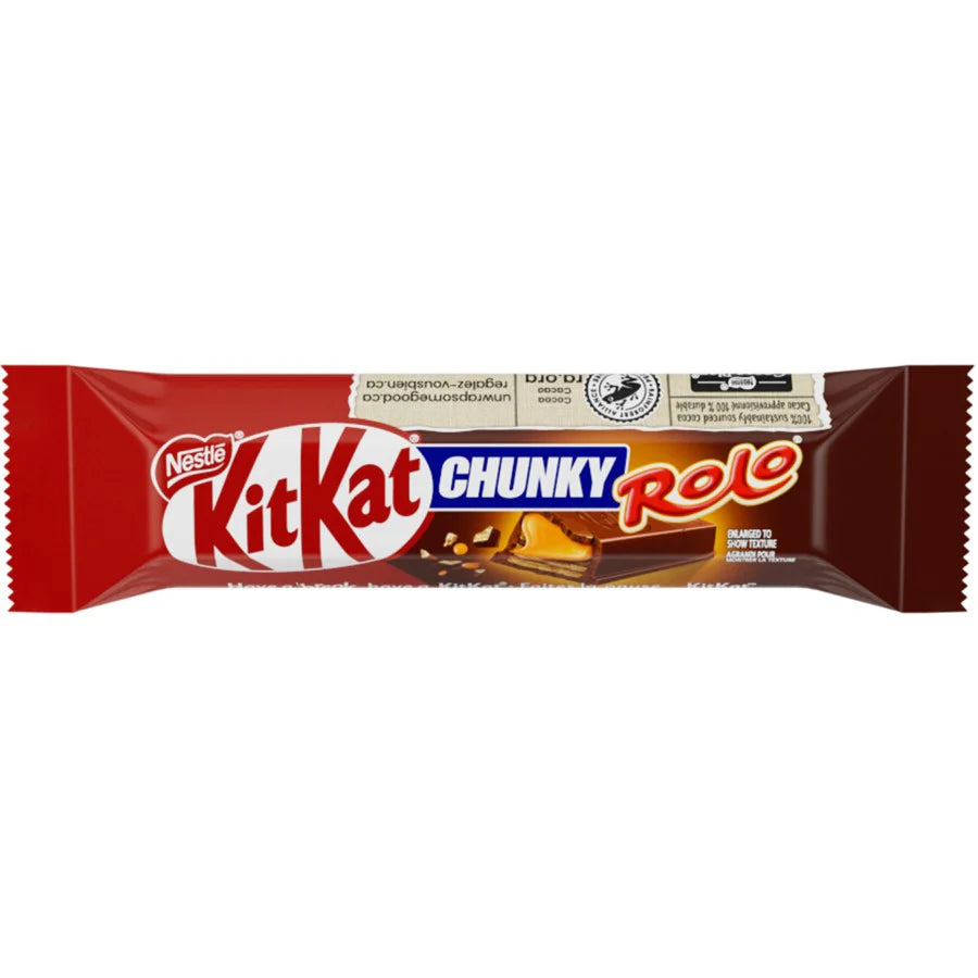 Kit Kat Chunky Rolo 42g (CANADA) – MILKED AND COOKIES