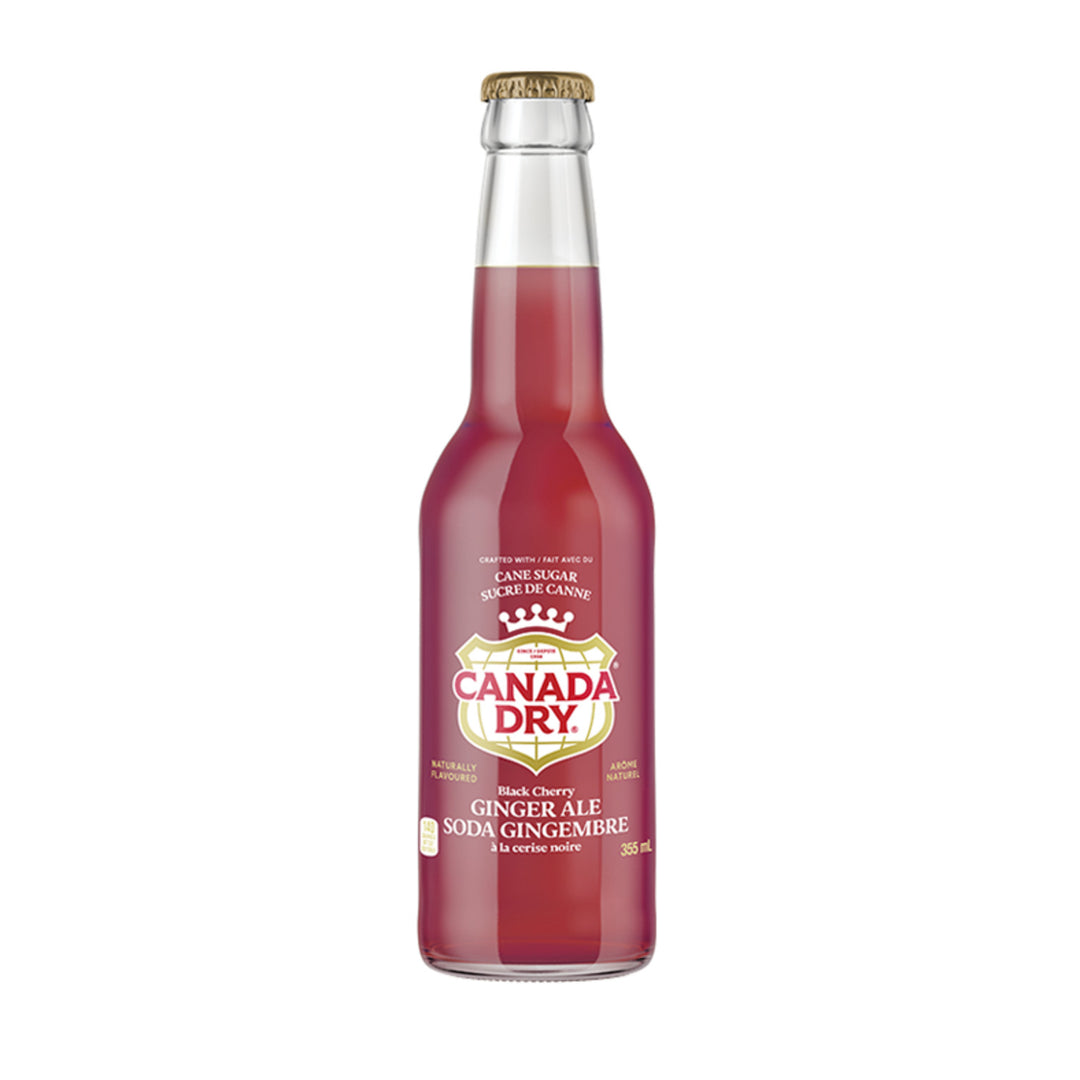 Canada Dry Black Cherry Ginger Ale 355mL (CANADA)