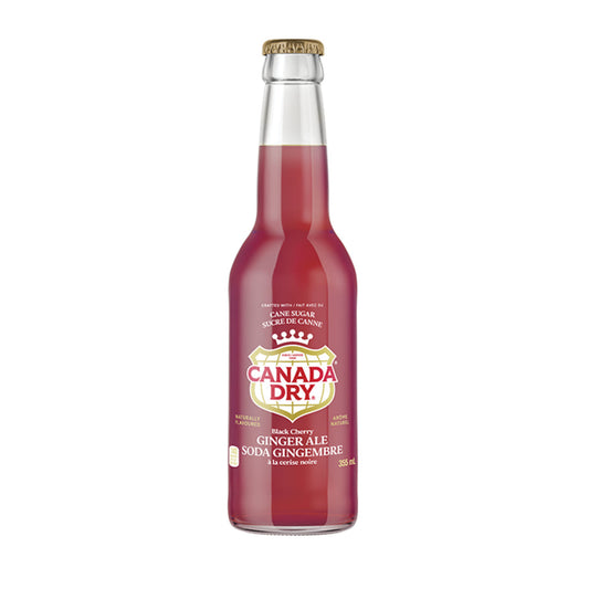 Canada Dry Black Cherry Ginger Ale 355mL (CANADA)