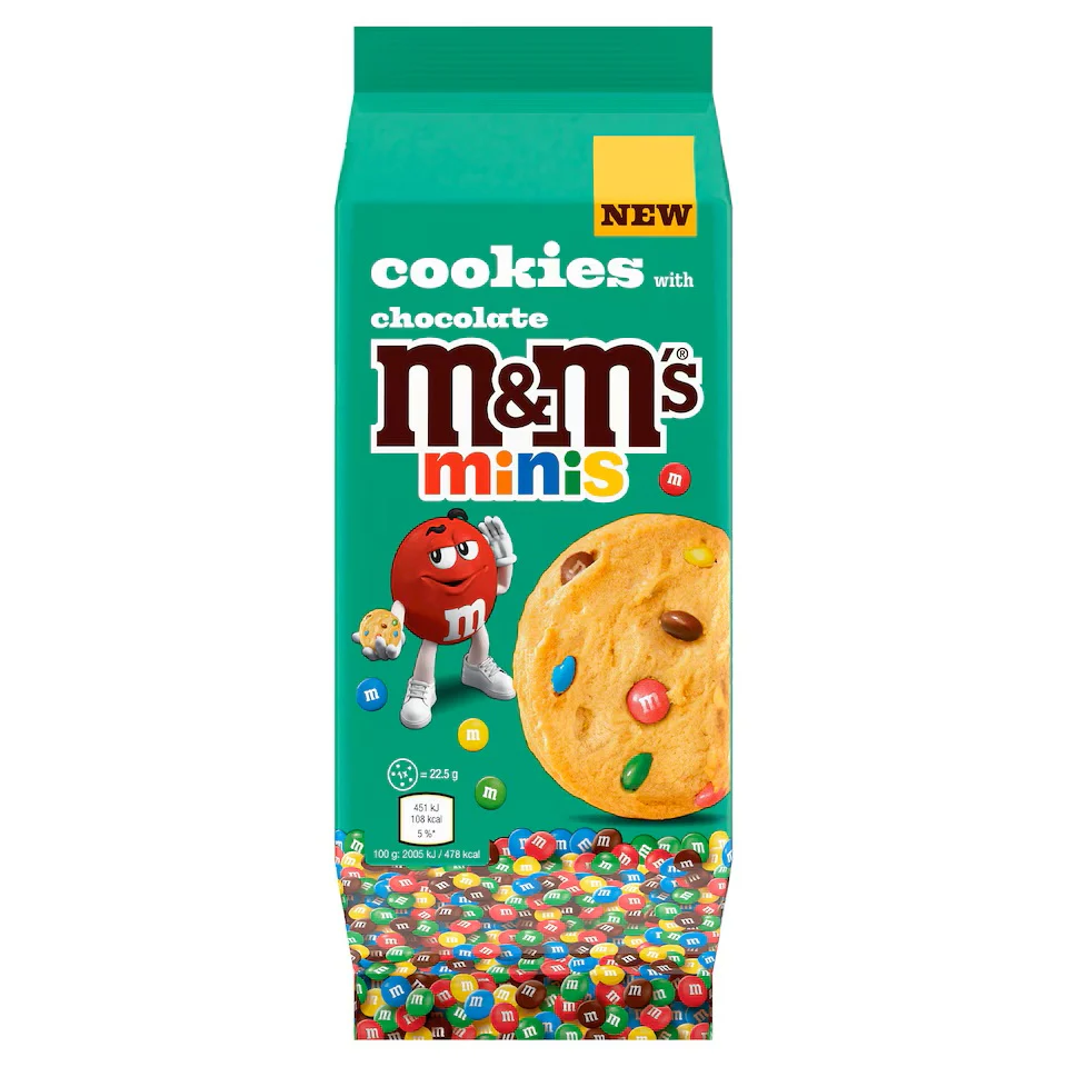 M&M's Minis Milk Chocolate Cookies 180g (UK)