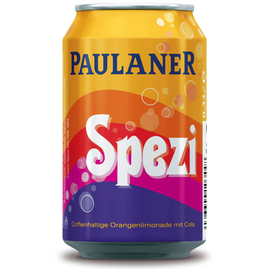 Paulaner Spezi Caffeinated Drink Cola-Orange 330mL (GERMANY)