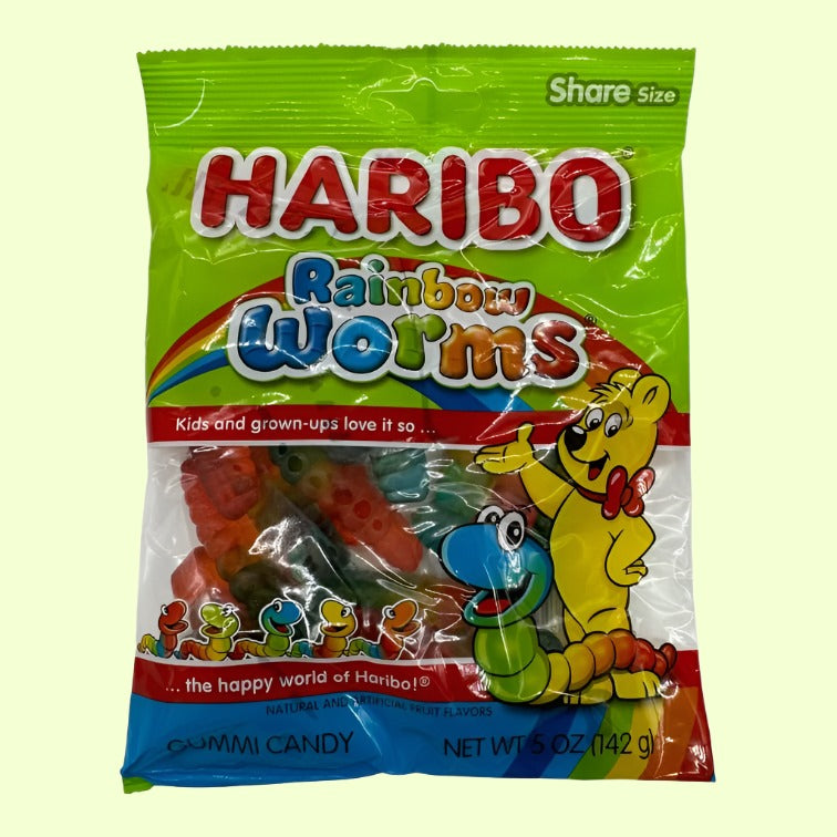 Haribo Candy - Rainbow Worms